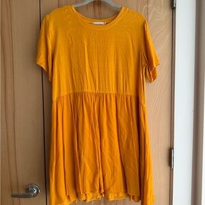 LACAUSA Marigold Yellow Dress